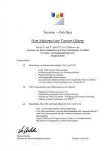 Zertifikat Seminar Malermeister-Apr2011